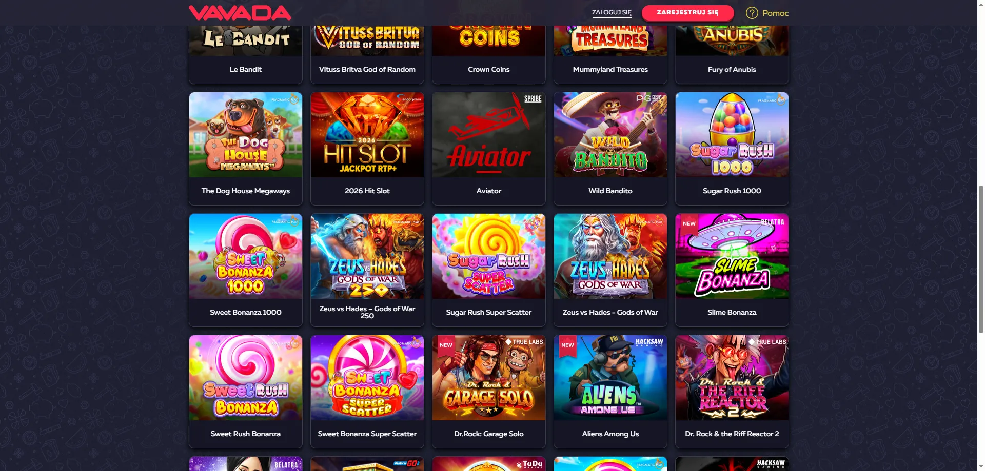 Najlepsze sloty online w Vavada Casino &ndash; automaty od topowych dostawc&oacute;w